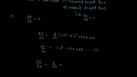 find-all-values-of-t-at-which-the-parametric-curve-has-a-a-horizontal-tangent-line-and-b-a-vertica-4-60867