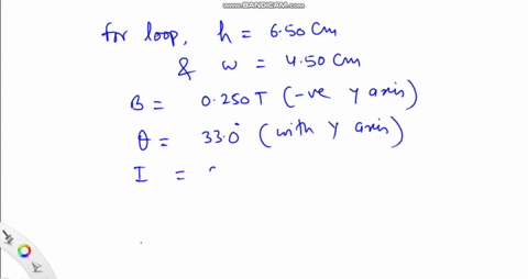 torque-on-a-rectangular-current-carrying-loop-a-rectangular-loop-with-height-h650-cm-and-width-w450-cm-is-in-a-uniform-magnetic-field-of-magnitude-b0250-twhich-points-in-the-negative-y-direc-22498