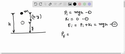 show-that-when-a-body-of-mass-m-is-dropped-from-a-height-h-the-sum-of-its-kinetic-and-potential-energies-is-constant-at-any-instant-and-is-equal-to-mgh-25623