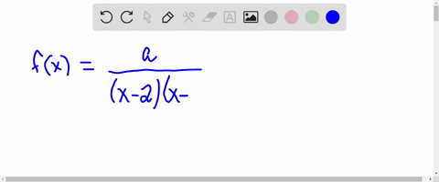 the-figure-below-shows-the-graph-of-rational-function-f-it-has-vertical-asymptotes-x-2-andx-and-horizontal-asymptote-y0-the-graph-does-not-have-an-x-intercept-and-it-passes-through-the-point-11723