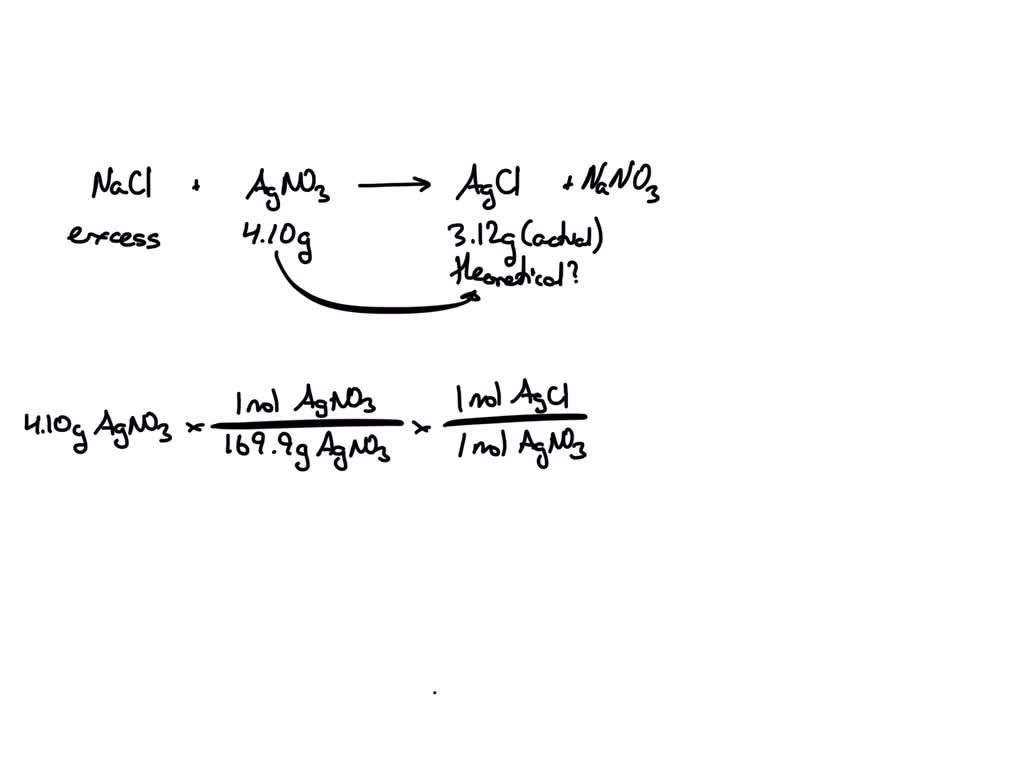 Solved For The Following Reaction 410 Grams Of Silver Nitrate Are Mixed With Excess Sodium 3017