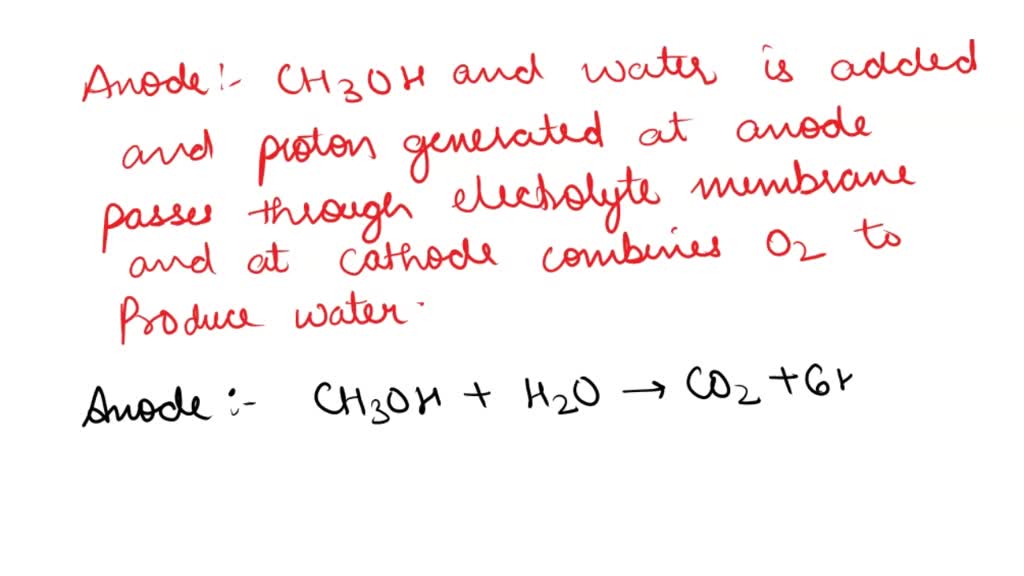 SOLVED Consider a direct methanol fuel cell with a liquid methanol and