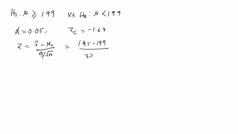 consider-the-following-hypotheses-h0-199-ha-199-a-sample-of-98-observations-results-in-a-sample-mean-of-195-the-population-standard-deviation-is-known-to-be-32-calculate-the-value-of-the-tes-20476