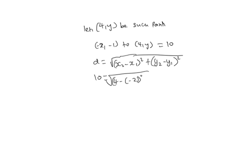find-all-points-having-an-x-coordinate-of-4-whose-distance-from-the-point-2-1-is-10-34813