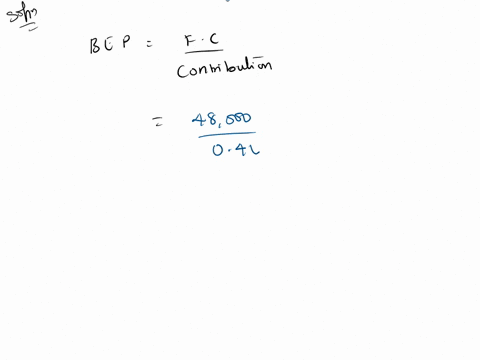 a-company-makes-a-single-product-which-it-sells-at-10-per-unit-fixed-costs-are-48000-per-month-and-the-product-has-a-contribution-to-sales-ratio-of-40-in-a-period-when-actual-sales-were-1400-57465