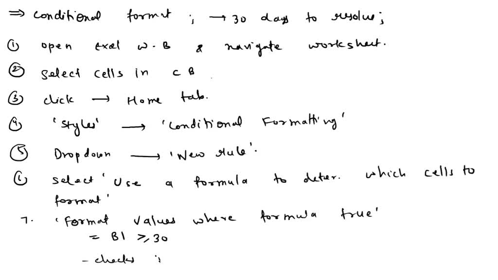 SOLVED: Create a conditional format that applies Red fill and White ...