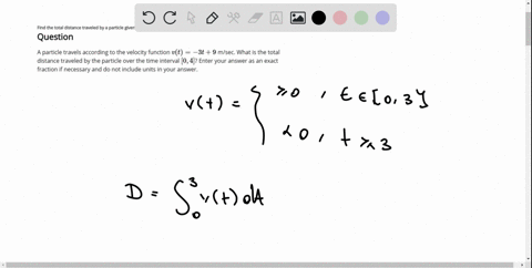 find-the-total-distance-traveled-by-particle-given-its-velocity-functlon-question-a-particle-travels-according-to-the-velocity-function-vt-3t-9-msec-what-is-the-tota-distance-traveled-by-the-26803