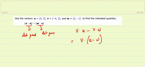 use-the-vectors-3-3v-4-3-and-w-3-1-to-find-the-indicated-quantity-v-u-wv-v-u-w-v-state-whether-the-result-is-a-vector-or-a-scalar-the-result-is-a-select-58575