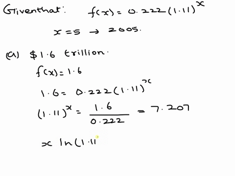 the-amount-of-foreign-earnings-in-trillions-of-dollars-kept-overseas-can-be-approximated-by-the-function-fx0222111xwhere-x5-corresponds-to-the-year-2005-find-the-first-full-year-in-which-the-20977