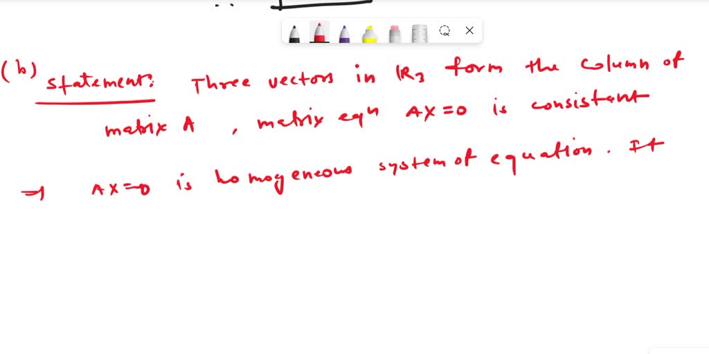 SOLVED A matrix with a bottom row of all zeros is in reduced row