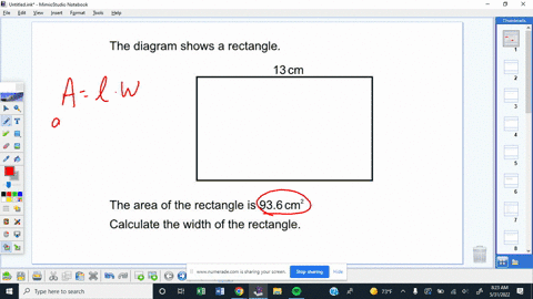 could-someone-solve-this-the-diagram-shows-rectangle_-13cm-the-area-of-the-rectangle-is-936-cm-calculate-the-width-of-the-rectangle_-03233