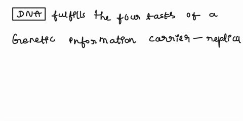 how-can-such-a-simple-molecule-as-dna-fulfill-the-four-tasks-of-a-genetic-information-carrier-22039
