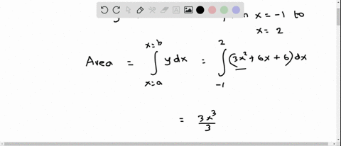 find-the-area-of-the-region-under-the-curve-y-3x2-6x-6-from-1-to-x-2-57004