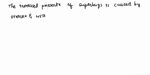 we-are-constantly-hearing-about-superbugs-in-the-media-and-the-challenges-associated-with-treatment-in-health-care-settings-what-is-the-cause-for-the-increased-presence-of-these-superbugs-an-19312