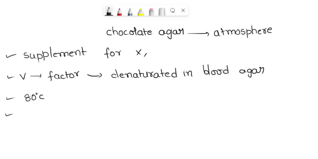 SOLVED Explain why chocolate agar should be used in addition to blood