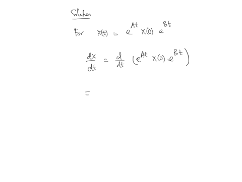 a-show-that-the-matrix-differential-equation-dxdt-ax-xb-has-the-solution-xt-eat-x-0-ebt-b-prove-that-the-solutions-of-dxdt-ax-xa-keep-the-same-eigenvalues-for-all-time-20837