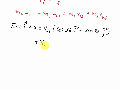 two-ice-pucks-one-orange-and-one-blue-of-equal-mass-are-involved-in-a-perfectly-elastic-glancing-collision-as-shown-in-the-figures-below-the-orange-puck-is-initially-moving-to-the-right-at-v-21056