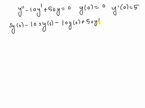 point-use-the-laplace-transform-to-solve-the-following-initial-value-problem-10y-50y-0-y0-0-y-0-5-first-using-y-for-the-laplace-transform-of-yt-ie-y-lyt-find-the-equation-you-get-by-taking-t-00986