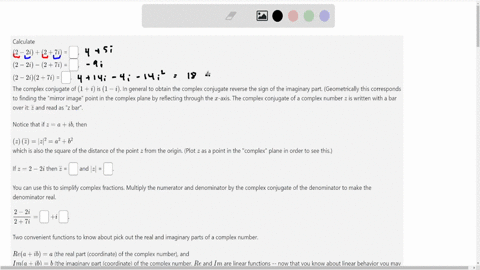 for-some-practice-working-with-complex-numbers-calculate-beginarrayl-2-2-i27-isquare-2-2-i-27-isquare-2-2-i27-isquare-endarray-the-complex-conjugate-of-1i-is-1-i-in-general-to-obtain-the-complex-conju