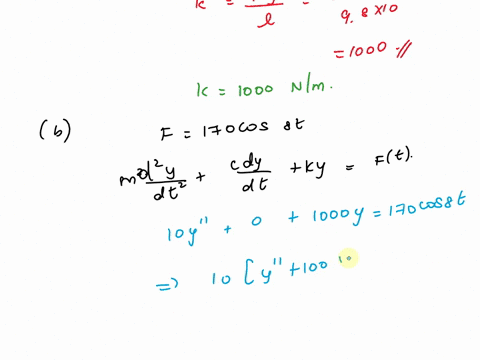 point-a-10-kilogram-object-suspended-from-the-end-of-a-vertically-hanging-spring-stretches-the-spring-98-centimeters_-at-time-t-0-the-resulting-mass-spring-system-is-disturbed-from-its-rest-11677
