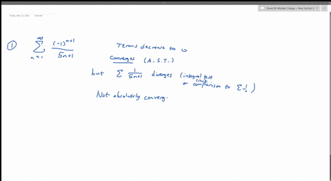 match-each-of-the-following-with-the-correct-statement-a-the-series-is-absolutely-convergent-c-the-series-converges-but-is-not-absolutely-convergent-d-the-series-diverges-1-n1infinity-1n15n1-2n1infini