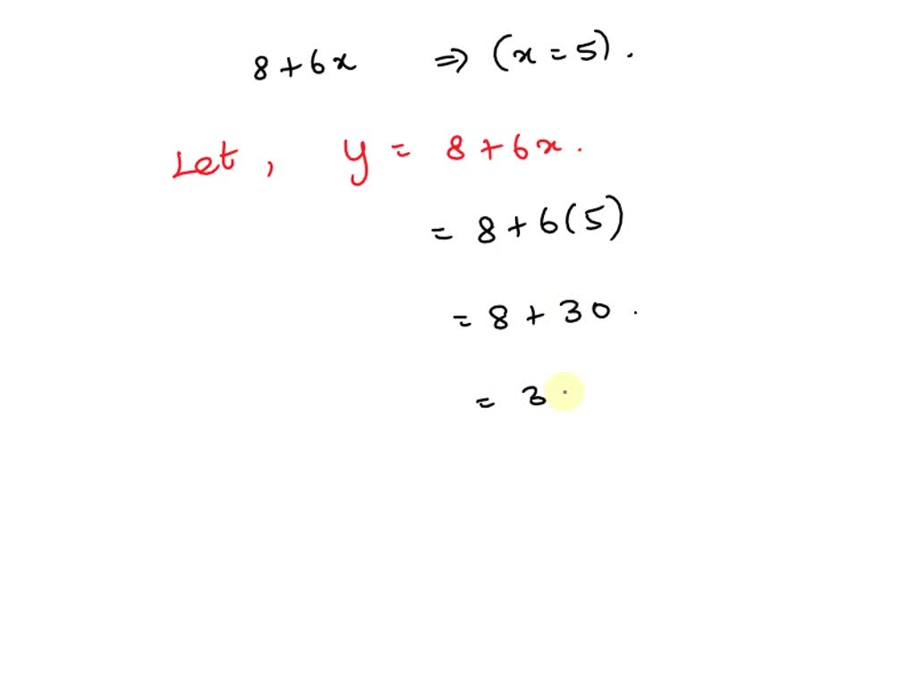 SOLVED: Evaluate Algebraic Expression For The Given Value Or Values Of ...