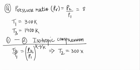 the-simple-ideal-brayton-cycle-a-gas-turbine-power-plant-operating-on-an-ideal-brayton-cycle-has-a-pressure-ratio-of-8-the-gas-temperature-is-300-k-at-the-compressor-inlet-and-1300-k-at-the-01974