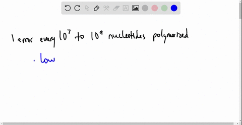even-though-dna-polymerase-have-proofreading-abilities-they-still-make-mistakes-on-the-order-of-about-one-misincorporation-per-107-and-109-nucleotides-polymerized-what-are-the-implications-of-this-fac