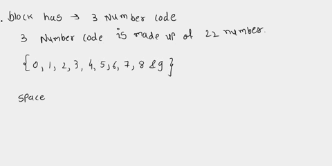 A lock has a 3-number code made up of 28 numbers. If none of the ...