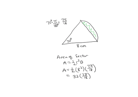 find-the-area-of-this-green-shaded-section-give-your-answer-rounded-to-2-dp-708-8cm-the-diagram-is-not-drawn-to-scale-em-38743