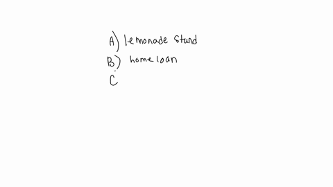 which-of-the-following-scenarios-illustrates-a-different-market-other-than-the-financial-market-for-money-a-a-childs-lemonade-stand-where-she-charges-1-cash-per-glass-b-a-household-securing-63873