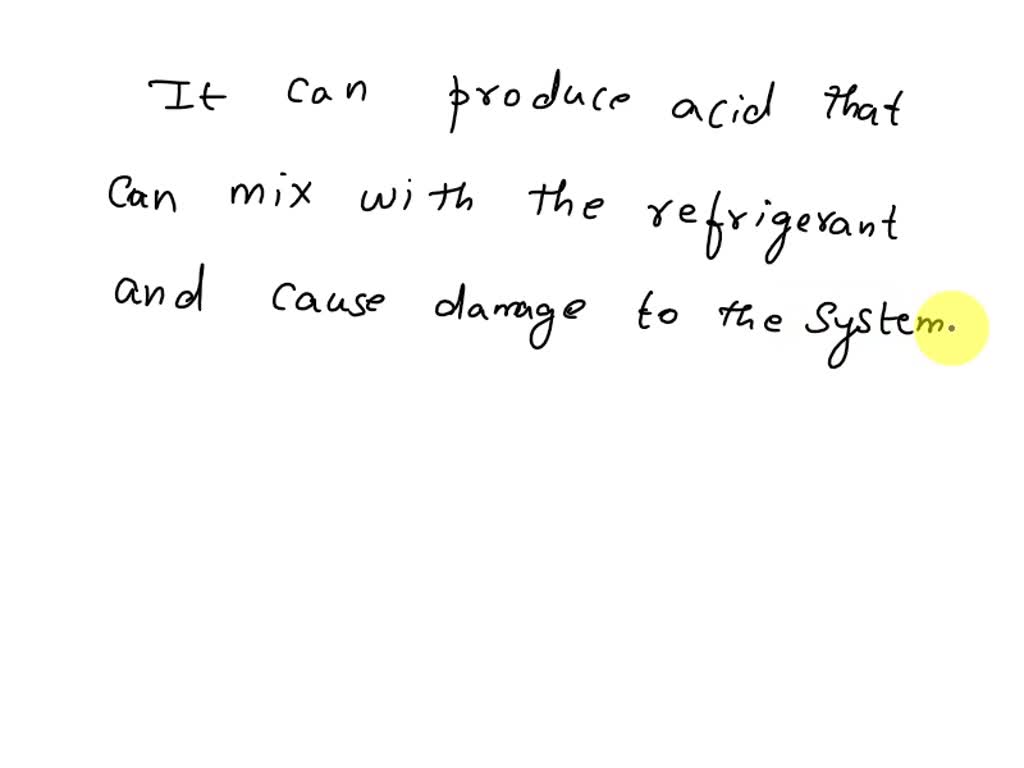 SOLVED After a hermetic motor burn, what contaminant might be found in