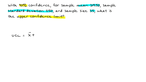 with-90-confidence-for-sample-mean-31950-sample-standard-deviation-1150-and-sample-size-35-what-is-the-upper-confidence-limit-with-2-decimal-places-58934