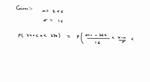 the-length-of-human-pregnancies-from-conception-to-birth-approximates-a-normal-distribution-with-a-mean-of-266-days-and-a-standard-deviation-of-16-days-what-proportion-of-all-pregnancies-wil-20994