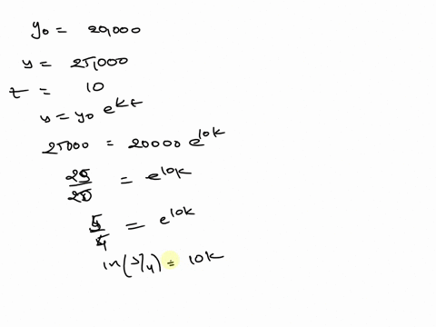 a-culture-contains-20000-bacteria-with-the-population-increasing-exponentially-the-culture-contains-25000-bacteria-after-10-hours-a-write-a-function-in-the-form-yy0ekt-giving-the-number-of-b-96683