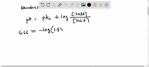 what-molar-ratio-of-ch3cooh-to-ch3coona-should-be-used-in-order-to-prepare-an-acetic-acid-sodium-acetate-buffer-solution-with-a-ph-of-466-002-kach3cooh-18-105-answer-choices-84-12-18-56-10-08636