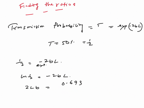 quantum-mechanics-please-solve-asap-5ia-particle-of-energy-e-is-incident-on-a-potential-step-of-height-vo-what-should-be-the-ratio-of-ev-so-that-the-transmission-probability-is50-iia-particl-22838