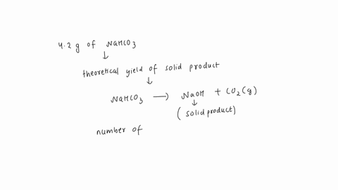 i-need-help-answering-the-following-questions-dealing-with-the-following-chemical-reactionsusing-the-moles-of-sodium-bicarbonate-calculate-the-theoretical-yield-of-solid-products-from-each-o-18092