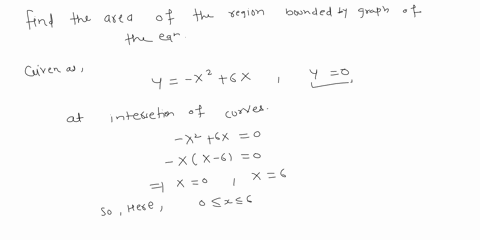 find-the-area-of-the-region-bounded-by-the-graphs-of-the-equations-y-x2-6x-y-0-17753