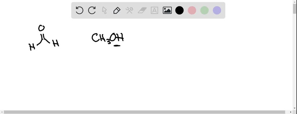 Solved Formaldehyde Ch2o And Methanol Ch3oh Have Very Similar Molecular Masses But 6456