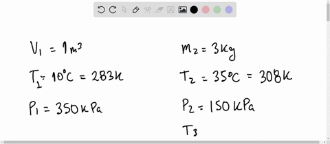 a-1-m3-tank-containing-air-at-10c-and-350-kpa-is-connected-through-a-valve-to-another-tank-containing-3-kg-of-air-at-35c-and-150-kpa-now-the-valve-is-opened-and-the-entire-system-is-allowed-06108