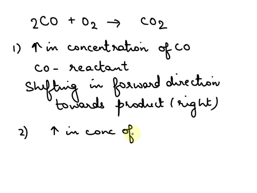 SOLVED For each event indicate how the concentration of each