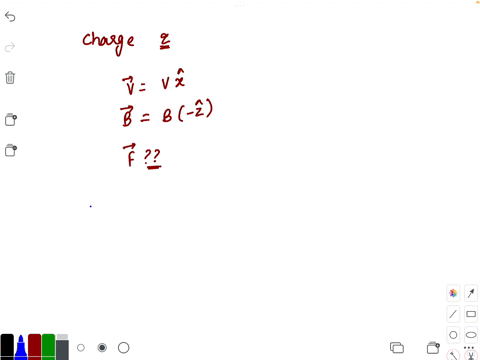 charge-q-moving-with-speed-v-in-the-x-direction-enters-a-uniform-z-magnetic-field-b-as-shown-in-the-49013