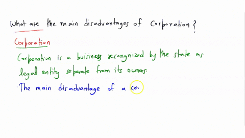 what-are-the-main-disadvantages-of-a-corporation-64167