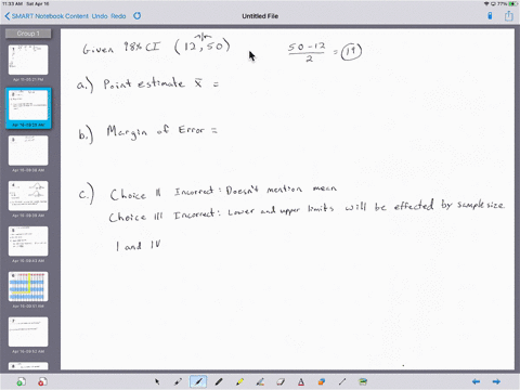 suppose-1250-is-98-confidence-interval-estimate-for-population-mean-4-a-the-point-estimate-z-is-b-the-margin-of-error-is-c-which-of-the-following-are-true-statements-there-is-98-probability-87465
