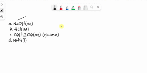 what-is-the-expected-electrical-conductivity-of-the-following-solutions-a-naohaq-b-hclaq-c-c6h12o6aq-glucose-d-nh3l-83617