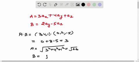 given-vectors-a-3ax-4ay-az-and-b-2ay-5az-find-the-angle-between-a-and-b-25997