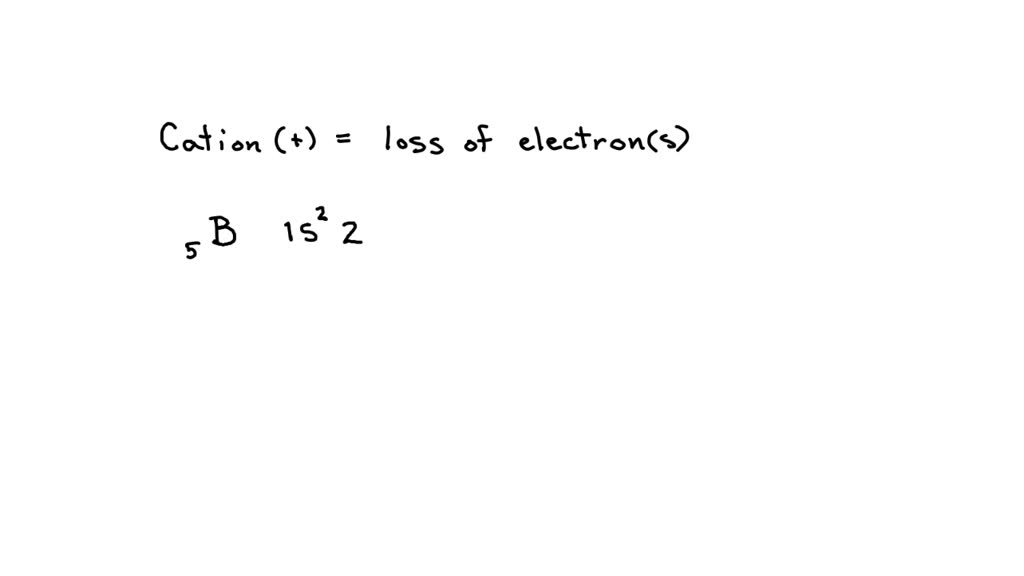 SOLVED Write the complete groundstate electron configuration of K