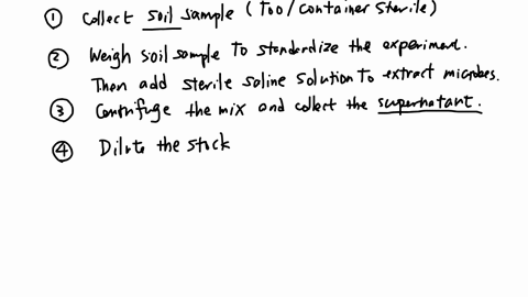 1-devise-a-method-to-transfer-microbes-from-a-soil-sample-to-a-medium-in-the-labbiological-questions1given-a-soil-sample-from-your-instructor-how-can-you-isolate-microbes-from-soil-into-a-me-24418