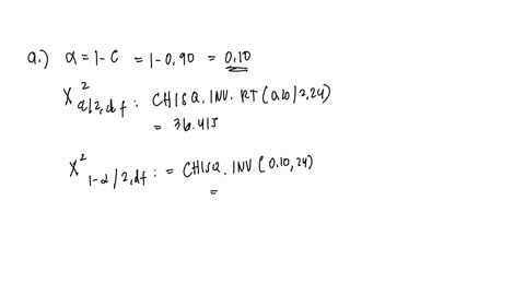 a-random-sample-of-25-observations-is-used-to-estimate-the-population-variance-the-sample-mean-and-sample-standard-deviation-are-calculated-as-525-and-38-respectively-assume-that-the-populat-21646